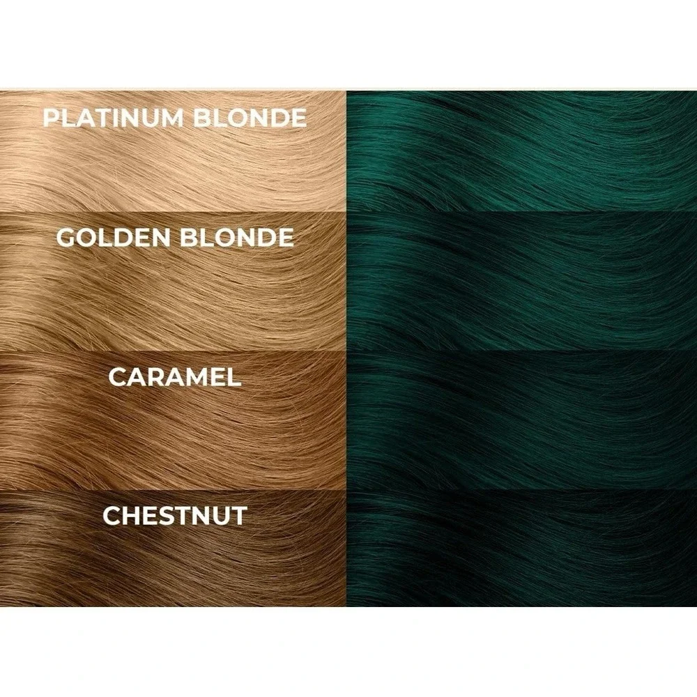 Insert Name Here Semi Permanent Conditioning Hair Color Emerald Green Teal‎ 6 Oz